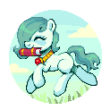 Size: 123x123 | Tagged: safe, artist:hikkage, oc, oc only, oc:emerald jewel, pony, colt quest, book, cute, ocbetes, pixel art, simple background, solo, transparent background