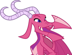 Size: 5253x4000 | Tagged: safe, artist:melisareb, ballista, dragon, g4, sweet and smoky, .svg available, absurd resolution, bust, cute, diaballista, dragoness, female, inkscape, open mouth, simple background, solo, transparent background, vector
