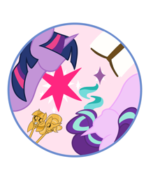 Size: 1765x2016 | Tagged: safe, artist:wimple, starlight glimmer, twilight sparkle, g4, scepter, twilight scepter