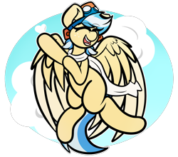 Size: 1800x1584 | Tagged: safe, artist:theawkwarddork, oc, oc only, oc:easy breezy, pegasus, pony, flying, simple background, solo, transparent background