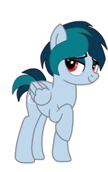 Size: 758x1208 | Tagged: safe, artist:gmaplay, oc, oc only, oc:delta vee, pegasus, pony, base used, cute, female, mare, simple background, solo, transparent background