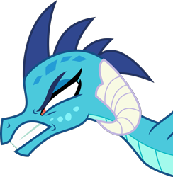 Size: 4000x4094 | Tagged: safe, artist:melisareb, princess ember, dragon, g4, sweet and smoky, .svg available, absurd resolution, angry, bust, dragoness, female, grin, inkscape, shrunken pupils, simple background, smiling, solo, transparent background, vector