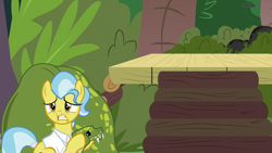 Size: 1920x1080 | Tagged: safe, screencap, antoine, doctor fauna, muriel, earth pony, elephant, pony, python, snake, g4, she talks to angel, clothes, female, fetish fuel, jungle, mare, shirt, tail wrap, vore