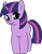 Size: 2246x2900 | Tagged: safe, artist:poniidesu, twilight sparkle, pony, unicorn, g4, blank flank, cute, female, filly, filly twilight sparkle, high res, looking at you, simple background, solo, transparent background, twiabetes, unicorn twilight, younger