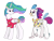 Size: 3264x2448 | Tagged: safe, artist:supahdonarudo, princess celestia, queen novo, alicorn, classical hippogriff, hippogriff, pony, fanfic:a royal getaway, between dark and dawn, g4, my little pony: friendship is magic, my little pony: the movie, clothes, excited, hawaiian shirt, high res, ponytail, shirt, simple background, transparent background, vacation