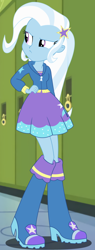 Size: 396x1044 | Tagged: safe, edit, editor:astroboy84, trixie, equestria girls, g4, cropped