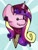 Size: 1054x1402 | Tagged: safe, artist:betawolfs, princess cadance, alicorn, food pony, ice cream pony, pony, g4, dark chocolate, female, food, grapes, ice cream, ice cream cone, ponified, raspberry (food), solo