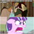 Size: 1000x1000 | Tagged: safe, edit, edited screencap, editor:thor-disciple, screencap, starlight glimmer, pony, unicorn, g4, the cutie map, 101 dalmatians, anita radcliffe, caption, image macro, quiet, ragelight glimmer, roger radcliffe, singing, song, song parody, text, yelling