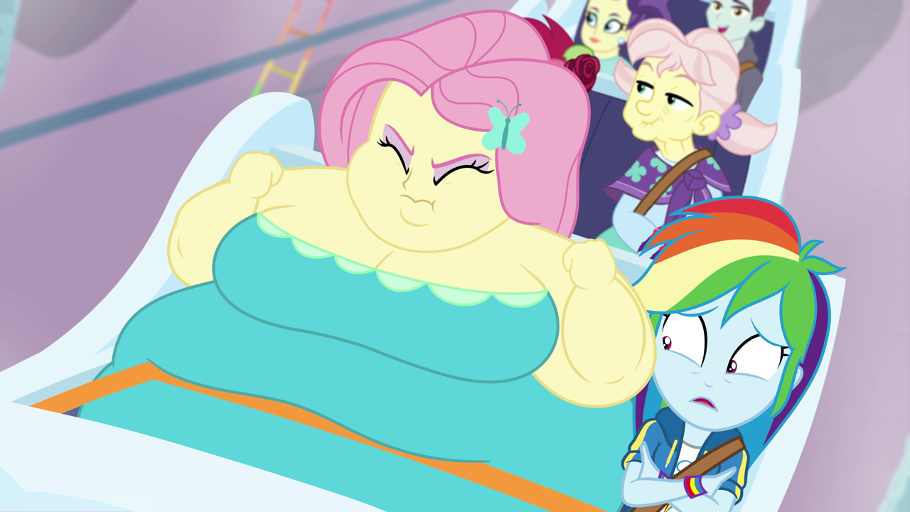 2320163 - suggestive, artist:neongothic, edit, edited screencap, screencap,  fluttershy, rainbow dash, human, equestria girls, equestria girls specials,  g4, my little pony equestria girls: better together, my little pony  equestria girls: rollercoaster of