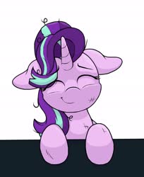 Size: 2928x3584 | Tagged: safe, artist:ljdamz1119, starlight glimmer, pony, unicorn, g4, bust, cute, eyes closed, female, floppy ears, glimmerbetes, high res, mare, messy mane, portrait, smiling, solo