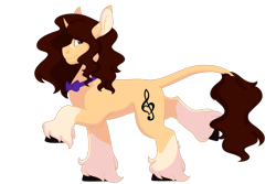 Size: 1280x854 | Tagged: safe, artist:itstechtock, oc, oc only, oc:musical medic, pony, unicorn, bowtie, male, simple background, solo, stallion, transparent background, unshorn fetlocks