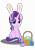Size: 4134x5906 | Tagged: safe, artist:ace play, starlight glimmer, pony, unicorn, g4, absurd resolution, basket, bunny ears, cute, easter, easter egg, egg, female, glimmerbetes, holiday, simple background, sitting, solo, transparent background, vector