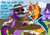 Size: 1280x896 | Tagged: safe, artist:kazzmcsass, sunburst, twilight sparkle, alicorn, pony, unicorn, g4, ask-wizard-sunburst, blaze (coat marking), coat markings, date, disguise, duo, facial hair, facial markings, female, funny, glasses, male, moustache, paper-thin disguise, ship:twiburst, shipping, socks (coat markings), stallion, straight, sunglasses, tumblr, tumblr blog, twilight sparkle (alicorn), unshorn fetlocks