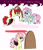 Size: 2566x3000 | Tagged: safe, artist:aaathebap, kerfuffle, oc, oc:aaaaaaaaaaa, bat pony, pegasus, pony, g4, my little pony: friendship is magic, my little pony: rainbow roadtrip, bat pony oc, bat wings, butt, comic, duo, duo male and female, ear fluff, fangs, female, high res, male, mane, mane styling, mare, mirror, plot, stallion, wings