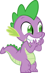 Size: 6000x9776 | Tagged: safe, artist:frownfactory, spike, dragon, g4, winter wrap up, .svg available, absurd resolution, cute, grin, male, simple background, smiling, solo, spikabetes, transparent background, vector