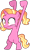 Size: 1280x2168 | Tagged: safe, artist:helenosprime, luster dawn, pony, unicorn, g4, bipedal, faic, female, filly, filly luster dawn, simple background, solo, transparent background, younger