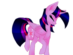 Size: 1600x1200 | Tagged: safe, artist:narcylum, twilight sparkle, alicorn, pony, g4, cute, ear fluff, eyes closed, female, mare, no more ponies at source, profile, simple background, solo, transparent background, twiabetes, twilight sparkle (alicorn)
