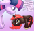 Size: 2060x1895 | Tagged: safe, artist:firefanatic, twilight sparkle, oc, oc:red alicorn, alicorn, pony, g4, alicorn oc, angry, behaving like a dog, horn, out of character, red and black oc, speech bubble, tail between legs, twilight sparkle (alicorn), wings