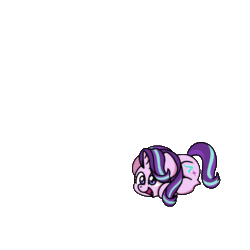 Size: 1200x1200 | Tagged: safe, artist:sugar morning, starlight glimmer, pony, unicorn, g4, animated, cute, female, gif, glimmerbetes, simple background, solo, sugar morning's jumping ponies, transparent background