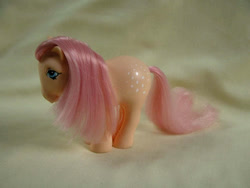 Size: 768x576 | Tagged: safe, photographer:moonflower, cotton candy (g1), earth pony, pony, g1, irl, macau, photo, solo, toy, variant