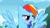 Size: 1280x720 | Tagged: safe, screencap, rainbow dash, pegasus, pony, g4, my little pony: friendship is magic, rainbow falls, displeased, female, flying, mare, multicolored mane, narrowed eyes, rainbow dash is not amused, solo, spread wings, talking, unamused