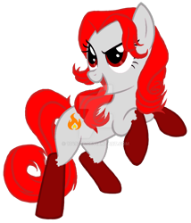Size: 1024x1197 | Tagged: safe, artist:1049286, oc, oc only, oc:firewalker, earth pony, pony, base used, deviantart watermark, female, mare, obtrusive watermark, simple background, solo, transparent background, watermark