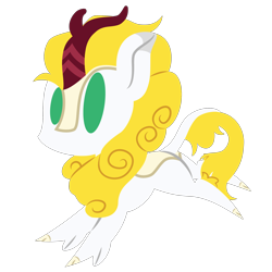 Size: 2100x2100 | Tagged: safe, artist:showtimeandcoal, oc, oc only, oc:golden wind, kirin, pony, chibi, commission, cute, high res, icon, simple background, solo, transparent background, ych result