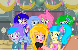 Size: 1461x949 | Tagged: safe, artist:lumi-infinite64, oc, oc only, equestria girls, g4, clothes, group photo, photo, selfie, solo