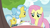 Size: 1920x1080 | Tagged: safe, screencap, angel bunny, doctor fauna, fluttershy, earth pony, pony, g4, my little pony: friendship is magic, she talks to angel, body swap, female, mare, ponytail