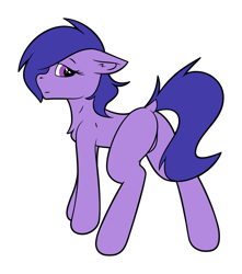 Size: 2825x3200 | Tagged: safe, artist:pegasko, oc, oc only, oc:grapie, earth pony, pony, butt, dock, female, high res, looking back, mare, plot, simple background, solo, transparent background, vector