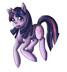 Size: 625x672 | Tagged: safe, artist:sofua, twilight sparkle, pony, unicorn, g4, cute, female, looking at you, mare, open mouth, simple background, solo, transparent background, twiabetes, unicorn twilight