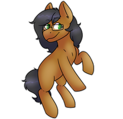 Size: 1600x1550 | Tagged: safe, artist:cinnerroll, oc, oc only, oc:notetaker, earth pony, pony, chibi, glasses, male, simple background, solo, stallion, transparent background