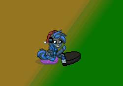 Size: 720x502 | Tagged: safe, artist:torpy-ponius, oc, oc only, oc:blaze, pony, pony town, animated, gif, musical instrument, piano, pixel art, solo