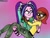 Size: 1280x960 | Tagged: safe, artist:rdj1995, aria blaze, equestria girls, g4, ariaucker, bridal carry, carrying, danny phantom, duo, shipping, tucker foley