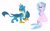 Size: 6736x4216 | Tagged: safe, edit, editor:proto29, gallus, silverstream, griffon, hippogriff, seapony (g4), g4, female, interspecies, male, older, older gallus, older silverstream, ship:gallstream, shipping, simple background, straight, white background