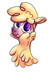 Size: 2249x3145 | Tagged: safe, artist:coco-drillo, paprika (tfh), alpaca, them's fightin' herds, bust, chest fluff, colorful, community related, ear fluff, female, high res, looking at you, simple background, solo, transparent background