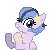 Size: 50x50 | Tagged: safe, alternate version, artist:skulifuck, oc, pegasus, pony, animated, base used, clapping, gif, one eye closed, pegasus oc, pixel art, simple background, smiling, solo, transparent background, wings, wink