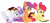 Size: 4000x1821 | Tagged: safe, artist:cyanlightning, apple bloom, scootaloo, sweetie belle, earth pony, pegasus, pony, unicorn, g4, adorabloom, book, bow, chest fluff, cute, cutealoo, cutie mark, cutie mark crusaders, diasweetes, dork, female, filly, glasses, hair bow, hoof hold, reading, simple background, the cmc's cutie marks, transparent background, trio, vector