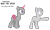 Size: 1134x684 | Tagged: safe, artist:kingbases, oc, alicorn, earth pony, pony, g4, alicorn oc, base, duo, female, horn, mare, nervous, pointing, raised hoof, simple background, transparent background, transparent horn, transparent wings, wings