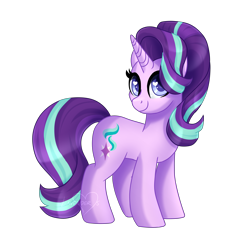 Size: 5000x5000 | Tagged: safe, artist:lavenderheartsmlp, starlight glimmer, pony, unicorn, g4, absurd resolution, cute, digital art, female, glimmerbetes, heart eyes, mare, simple background, smiling, solo, transparent background, wingding eyes