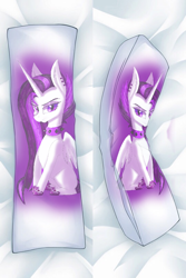 Size: 540x810 | Tagged: safe, artist:ask-colorsound, artist:crazydudegonemad, edit, princess celestia, g4, body pillow, collar, goth, no source available, pillow, punklestia