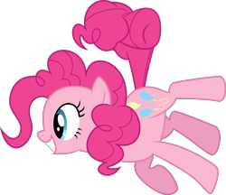 Size: 5575x4809 | Tagged: safe, artist:spencethenewbie, pinkie pie, pony, g4, absurd resolution, female, prehensile tail, simple background, solo, transparent background, vector