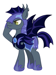 Size: 1500x2000 | Tagged: safe, artist:shujuwii, bat pony, pony, armor, night guard, night guard armor, simple background, solo, transparent background, vector