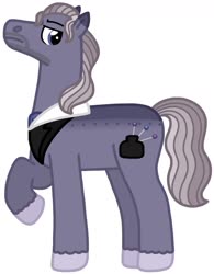 Size: 1141x1460 | Tagged: safe, artist:kindheart525, oc, oc:boot polish, earth pony, pony, auraverse, magical lesbian spawn, offspring, parent:maud pie, parent:rarity, parents:rarimaud