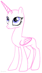 Size: 406x694 | Tagged: safe, artist:flaremane, oc, alicorn, pony, alicorn oc, base, eyelashes, horn, looking up, simple background, solo, transparent background, wings