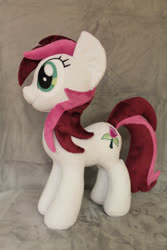 Size: 1504x2256 | Tagged: safe, artist:whitedove-creations, roseluck, earth pony, pony, g4, irl, photo, plushie, solo