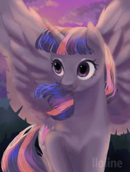 Size: 600x800 | Tagged: safe, artist:lloline, twilight sparkle, alicorn, pony, g4, female, solo, twilight sparkle (alicorn)