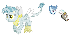 Size: 1024x509 | Tagged: safe, artist:sapphiretwinkle, discord, oc, oc:frostbite, hybrid, pony, g4, base used, interspecies offspring, offspring, parent:discord, parent:oc:frostbite, parents:canon x oc, simple background, transparent background