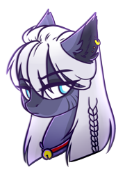 Size: 865x1200 | Tagged: safe, artist:cloud-fly, oc, oc only, pony, bust, female, mare, portrait, simple background, solo, transparent background
