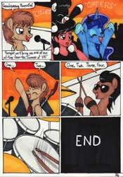 Size: 2087x2989 | Tagged: safe, artist:newyorkx3, princess luna, oc, oc:tommy, oc:tommy junior, comic:young days, g4, comic, high res, traditional art